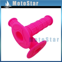 Empuñaduras de goma para Acelerador de motocicleta, manijas de 7/8 pulgadas, 22mm, color rosa, para Motor chino de tierra, Motocross 2024 - compra barato