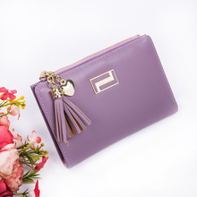 2019 Fashion Women PU Leather Long Wallet Zipper Hasp Clutch Purse ID Credit Card Photo Solid Holder New Style 2024 - buy cheap