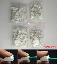 120pcs  Electrical 2Pins Cable Connectors CH2 Quick Splice Lock Wire Terminals New 2024 - buy cheap