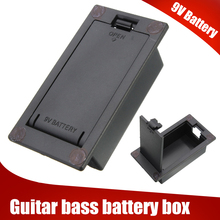 1PC Black Battery Holder Case Box Cover For Electric Guitar Bass Active Pickup Connector Boxes 2024 - buy cheap