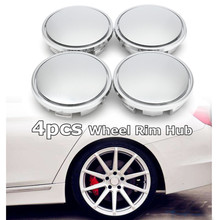 4pcs Universal 65mm Chrome Car Wheel Center Caps Tyre Rim Hub Cap Cover 2024 - buy cheap