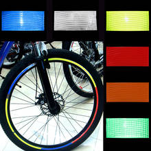 Reflective Tape Safety Motorcycle Reflective Stickers Warning Mark Car Stickers Wheel Rim Cycling Mountain Bike Bicycle Decal 2024 - buy cheap
