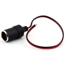 Universal DC Female Car Vehicles Cigarette Lighter Socket Extension Plug Connector Power Adapter Cable 12V/24V Socket 2024 - buy cheap