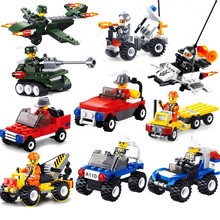 Город серии строительные блоки наборы собранные модели Playmobil Конструкторы DIY образовательные для детей игрушки 10 стиль Brinquedos 2024 - купить недорого