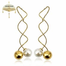 2 Color Gold Rose Gold color Earrings Curved Girls Jewelry 1 Pair of Stainless Steel Material Anti-rust 2024 - buy cheap