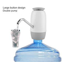 Портативный автоматический диспенсер для питьевой воды USB Перезаряжаемый бутилированный питьевой двойной водяной насос для домашнего офиса 2024 - купить недорого