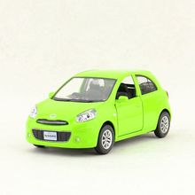 RMZ City 1:28 Diecast Toy Model/Japan Classical Nissan Micra March/Pull back Car for children's gift/Collection/Educational 2024 - buy cheap