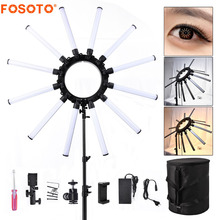 fosoto TL-1800S Photographic Lighting 12 Tubes 672pcs Led Star Light Camera Photo Studio Phone Photography Led Video light Lamp 2024 - buy cheap