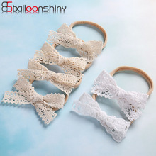 BalleenShiny Baby Headband Lace Bow Hair Band For Girls Lovely Baby Girl Hair Accessories Infant Toddler Headwear Kids Gifts 2024 - buy cheap