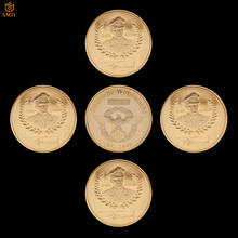 5Pcs WW II Desert Fox Erwin Rommel German Defence Army Gold Plated Souvenirs Metal Coin Collectibles And Holiday Gifts 2024 - buy cheap