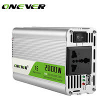 Onever 2000W Car Power Inverter Converter DC 12V to AC 220V Modified Sine Wave Power Intelligent Temperature Control USB Charger 2024 - buy cheap