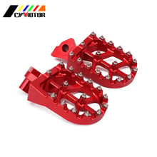 CNC Motorbike Foot Pegs Motorcycle Footpeg For CR125 CR250 CR500 YZ125 YZ250 WR400 CR YZ 125 250 400 500 2024 - buy cheap