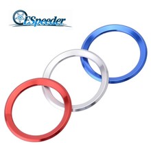 ESPEEDER Car Styling Decoration Ring Steering Wheel Trim Circle Sticker For BMW M3 M5 E36 E46 E60 E90 X1 F48 X3 X5 X6 Aluminum 2024 - buy cheap