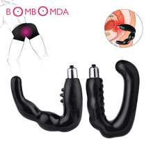 Vibrador de silicona para masaje de próstata y Anal para hombre, consolador con estimulador de punto G, productos sexuales 2024 - compra barato