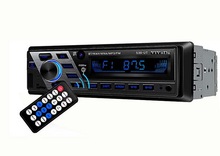 1 Din Carro Do Bluetooth Aux-em FM HI-FI Stereo Áudio Rádio Do Carro Steoro 12 V Rádio Do Carro de Controle Remoto MP3 Player do carro 2024 - compre barato