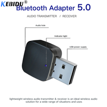 Kebidu sem fio bluetooth transmissor receptor 3.5mm estéreo áudio usb música adaptador mini usb bluetooth 5.0 adaptador para computador portátil 2024 - compre barato