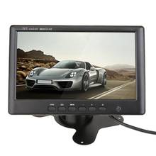 7"Car Monitor Color TFT LCD Screen 800*480 2 Channel Video Input For Auto Reverse Camera DVD with Remote Controller Car Monitor 2024 - buy cheap