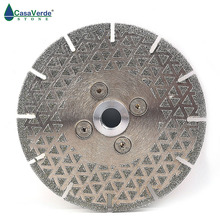 DC-ESBF02 diamond 4.5 inch 115mm electroplated saw blade with arbor M14 for cutting marble and Engineered stone 2024 - buy cheap