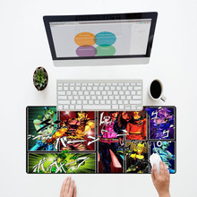 XGZ Hot Selling Japanese Cartoon Large Size Mouse Pad Jojo Bizarre Adventure Desktop Mats Gaming Keyboard Player Mouse Pads 2024 - buy cheap