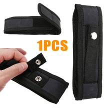 1Pcs Flashlight Pouch Black Nylon Holder Belt Pouch Case Bag For LED Flashlight Torch Outdoor Camping Hiking Flashlight Pouch 2024 - buy cheap