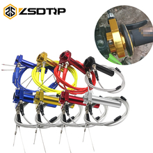 ZSDTRP Universal 7/8" Motorcycle Throttle Twist Grips  with 2pcs Throttle Cable Accelerator Moped Scooter Dirt Bike 2024 - buy cheap