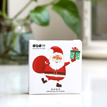 48PCS/box Creative New Cute Santa Claus Album Paper Lable Stickers Crafts And Scrapbooking Decorative Lifelog Sticker Stationery 2024 - buy cheap