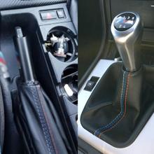 2 Pcs/Set Car Modification DIY Accessories Handbrake Gaiter Shift Boot Leather Cover Boot For BMW 3 Series E36 E46 M3 2024 - купить недорого