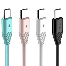 Кабель USB Type C для зарядки Samsung Galaxy S10 S9 S8 Xiaomi Note 7 Huawei Mate20 Usb-c Type-c Быстрая зарядка дата USBC короткий шнур 2024 - купить недорого
