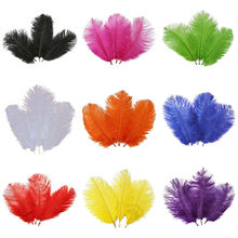 10 pieces/batch 25-30 cm 10-12 inches fluffy soft ostrich feathers for craft DIY ostrich feather wedding decoration party plumes 2024 - buy cheap