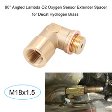 Sensor de oxigênio lambda o2 90 angular, extensor espaçador para decat hidrogênio m18x1.5 acessórios para carro estilização do carro 2024 - compre barato