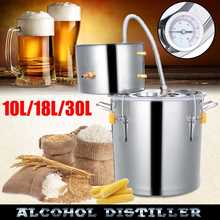 10l/18l/30l vinho cerveja destilador de álcool moonshine álcool casa diy kit destilador casa destilador inoxidável equipamento 2024 - compre barato