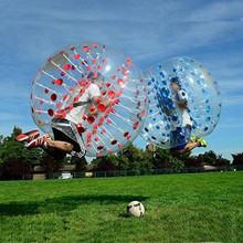 Bola de futebol inflável, 1.2/1.5/1.7m, para adultos e crianças, com amortecedor 2024 - compre barato