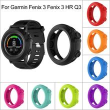 Funda protectora de silicona para reloj inteligente, carcasa protectora de pantalla para Garmin Fenix 3 Fenix 3 HR Quatix 3 2024 - compra barato