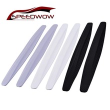 SPEEDWOW Car Corner Protector Guards Lip Deflector Rubber Bumper Protector Corner Guard Anti-Scratch Strips Sticker Car Parts 2024 - buy cheap