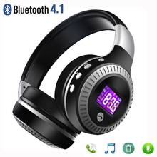 BEESCLOVER Складная гарнитура Bluetooth 4,1 беспроводные стерео наушники супер бас TF карта MP3 FM радио Handfree с микрофоном d40 2024 - купить недорого