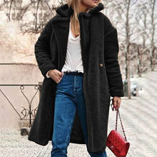 Fluffy Long Faux Fur Coat Women Thicken Winter fake fur streetwear Black Coat Female Fashion Streetwear Cardigan Outerwear 2024 - buy cheap