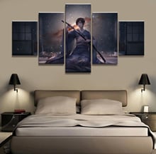 5 Panel The Three Body Problem Animation Canvas Printed Painting For Living Room Wall Decor HD Picture Artworks Poster 2024 - buy cheap