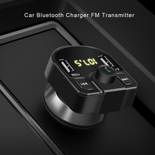 Bluetooth Car Kit Dual USB mobile phone charger FM Transmitter Handsfree Wireless Car MP3 Player FM Modulator cigarette lighter 2024 - buy cheap