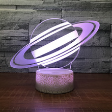 Creative Gift Customized 3d Night Lamp Touch Sensor Table 3d Light Fixtures Led Seven-color Acrylic Visual Led Night Light 2024 - buy cheap