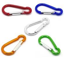 Lovely 10PCs Mixed Carabiners Climbing Camp Keychains Clips Hooks 6x3cm(2 3/8"x1 1/8") (B20936) 2024 - buy cheap