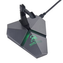 Высокоскоростной игровой концентратор данных USB 2,0 с 3 портами, компьютерная мышь, разветвитель для TF-карт, ридер для мыши, зажим для подсветки 2024 - купить недорого