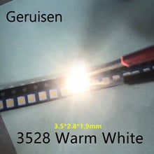 500PCS 1210 SMD SMT 3528 LED Warm white POWER TOP PLCC-2 Lamp Bead SMD Chip for All Kinds of LED Light 2024 - buy cheap