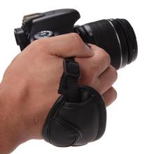 Ajustável mais novo aperto de mão alça da câmera de couro do plutônio mão alça de pulso para câmera dslr para sony olympus nikon canon eos d800 2024 - compre barato