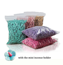 Toilet Deodorizing 500g Incense Cones with Incense Holder Lavender Jasmine Sandalwood Wholesale Bulk Packed Not Backflow Incense 2024 - buy cheap