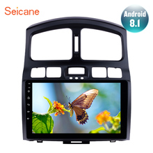 Seicane 9 дюймов для 2005-2015 Hyundai Classic Santa Fe HD сенсорный экран головное устройство GPS навигация AUX MP3 Bluetooth стерео 2024 - купить недорого