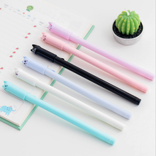 Ellen Brook 1 Piece New 0.5mm Gel Pen Fashion Cartoon Cute Kawaii Cat Plastic Pen School Office Supplies Novelty Gift 2024 - buy cheap