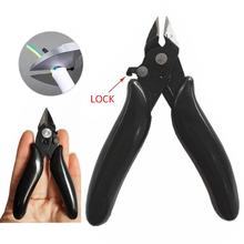 3.5 inch Black Mini Wire Cable Cutter Cutting Side Snips Flush Pliers With Lock Nipper Hand Tool 2024 - buy cheap