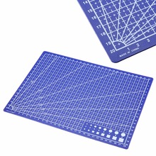 Mayitr-tapete de corte de líneas de cuadrícula A4, tablero de papel de cuero para fabricación de modelos, duradero, azul 2024 - compra barato