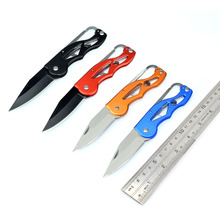 Carabiner peeler razor couteau Box parcel survive Fold Pare Blade camp Open multi tool fruit Package Knife cuchillo peel Pocket 2024 - buy cheap