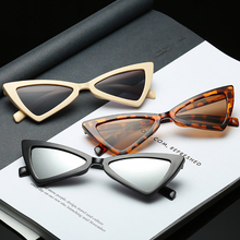 Gafas de sol de estilo Vintage para mujer, anteojos de sol femeninos con diseño de ojo de gato, de marca de lujo, Retro, pequeñas, Rojas, negras, UV400 2024 - compra barato